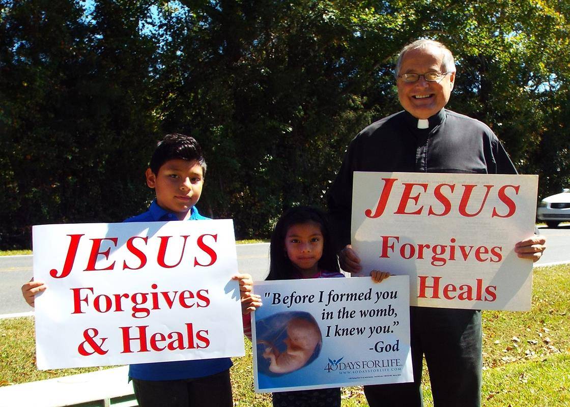 Praying for Life at St. Luke in Charlotte