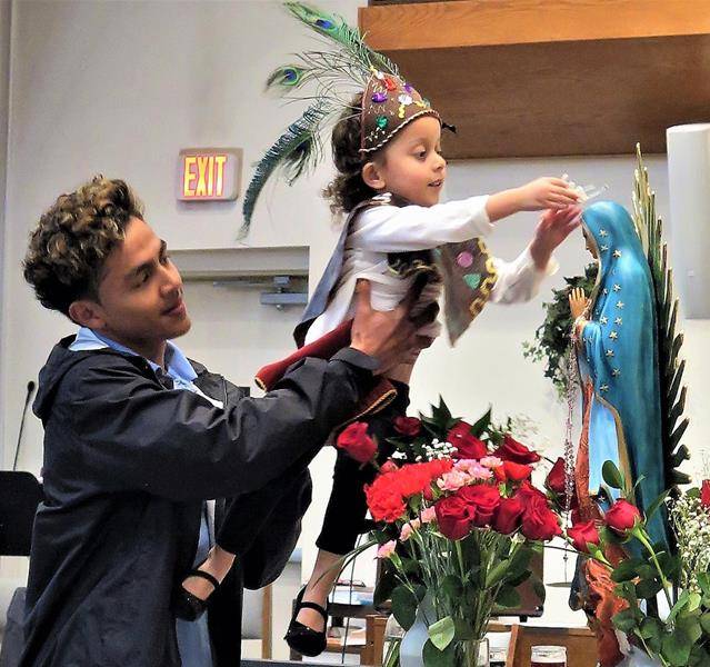 STATESVILLE — St. Philip the Apostle Church held its 10th annual celebration of the Feast of Our Lady of Guadalupe on Dec. 12. Prayers and hymns were accompanied by the music of the mariachis at Mañanitas at 5 a.m. in the church.