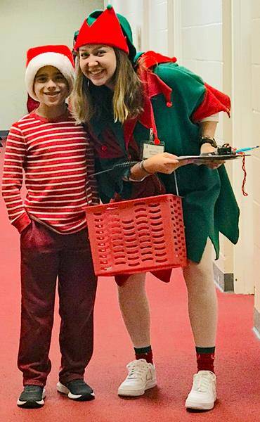 CHARLOTTE — St. Vincent de Paul Parish recently held “Santa’s Bag,” inviting children aged 2-12 years of age to Christmas shop for their families. (Photo provided by Celia Denlea)