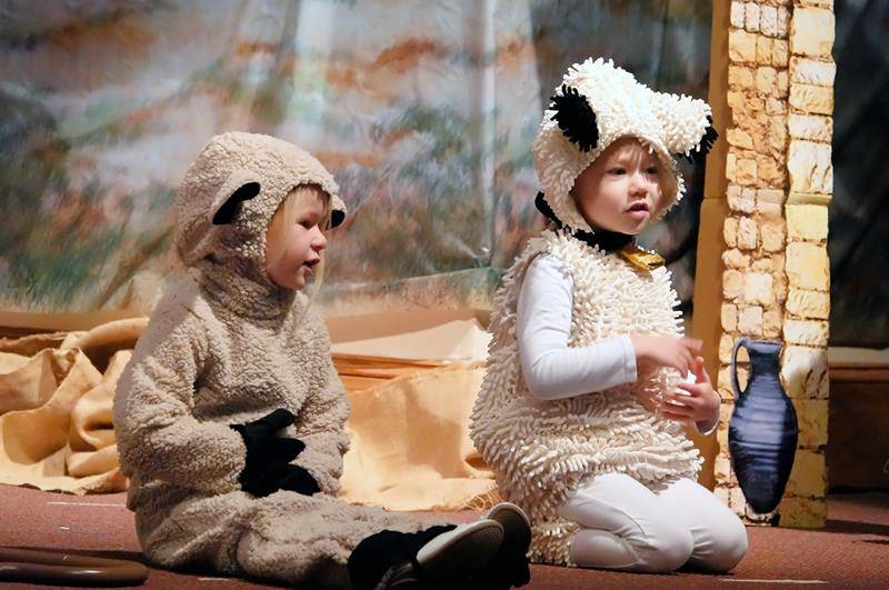 HUNTERSVILLE — Preschoolers at St. Mark Preschool put on their annual Christmas pageant in December, performing for residents of Ranson Ridge Assisted Living and Nursing Home. (Photos provided by Amy Burger)