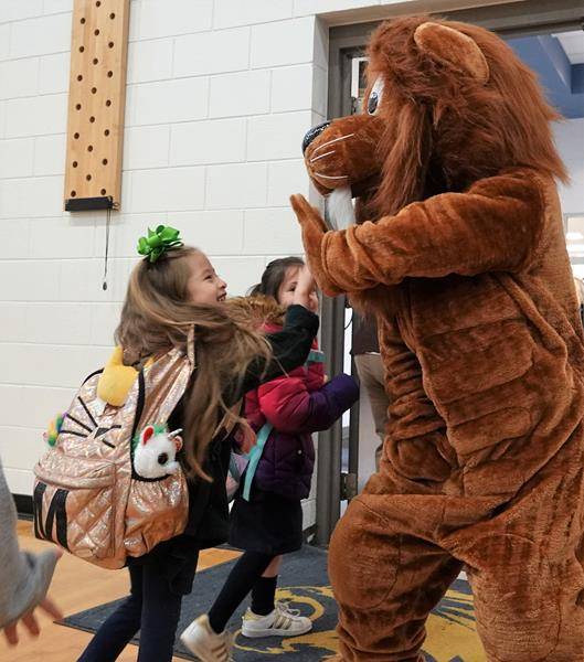 HUNTERSVILLE —St. Mark School’s students celebrated Community Appreciation Day. In addition to the red carpet kick-off events — all of the students participated in a community service project in their classrooms. (Photos provided by Amy Burger)