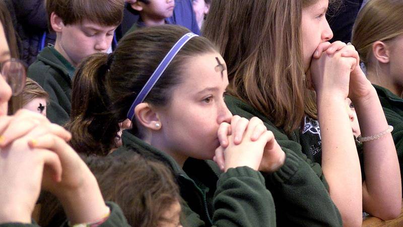 CHARLOTTE — Bishop Peter Jugis and Father Christopher Roux celebrated Mass on Ash Wednesday at St. Patrick Cathedral. Students from St. Patrick School aCHARLOTTE — Bishop Peter Jugis and Father Christopher Roux celebrated Mass on Ash Wednesday at St. Patr