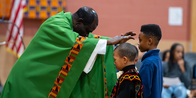 Youth raise voices in prayer, reflect on history at Black History Month Mass