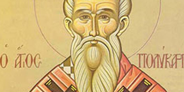 St. Polycarp, martyr, remembered Feb. 23